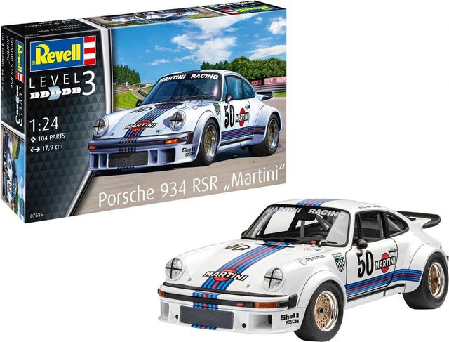 Revell Porsche 934 RSR Martini, Automodell Bausatz, 1:24 - Bild 3