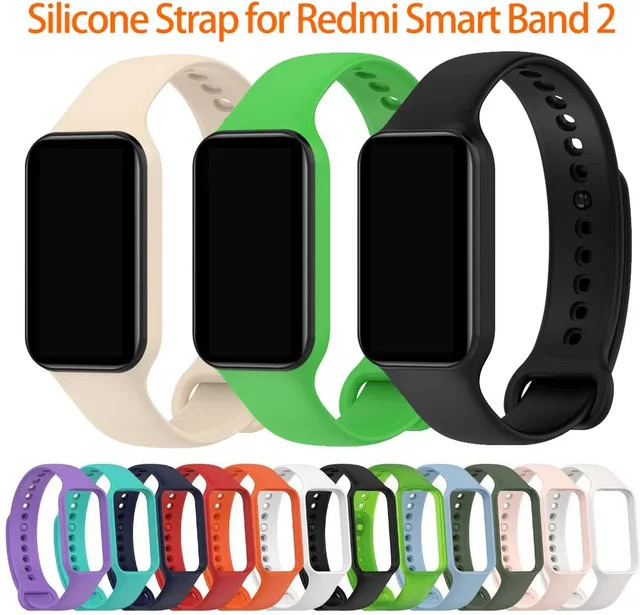 Uhrenarmband Silikon, Redmi Smart Band 2 / Xiaomi Band 8 Active, Unisex - Bild 1