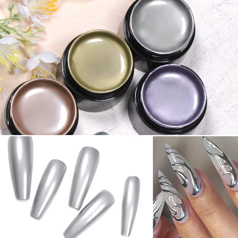 Mtssii Metallic Nagelgel Set, Gold, Silber, Rose Gold - Bild 6