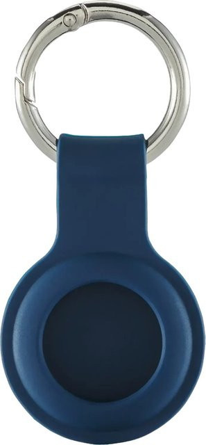 Hama Schlüsselanhänger Fantastic Feel für Apple AirTag in Blau im Silikon-Look - Bild 1