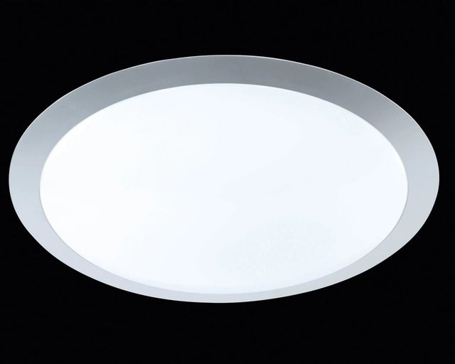 Trio LED-Deckenleuchte modern rund in Weiß, dimmbar, Durchmesser: 42 cm - Bild 1