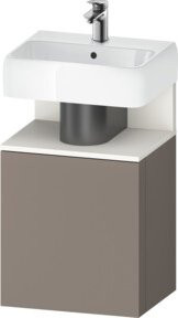 Duravit Waschtischunterschrank Qatego in Basalt Grau Matt, B/T/H: 44 x 35 x 64,5 cm - Bild 1