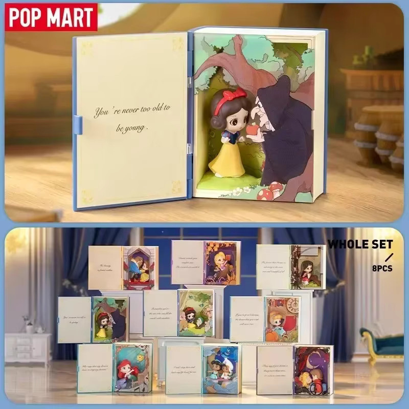 POP MART Disney Prinzessin Märchen Serie Blind Box Mystery Box mit bunten Anime Figuren aus Kunststoff - Bild 1