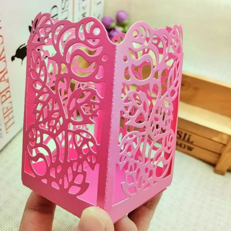 3D Rose Prägestanzform aus Carbonstahl in Silber für DIY Scrapbooking und Bastelarbeiten - Bild 2