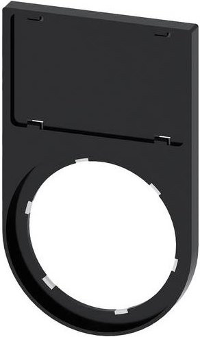 Siemens Bezeichnungsschild 3SU1900-0AS10-0AA0 Schwarz aus Kunststoff 10er Pack - Bild 1