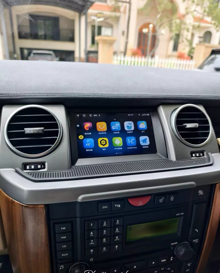 CHSTEK Android 13 Multimedia-Player für Land Rover LR3 Discovery 3 L319 (2004-2009) mit Carplay, GPS, WIFI, 4G und Bluetooth in Schwarz - Bild 4