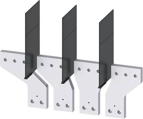 Siemens Anschlussverbreiterung 3VA9674-0QC00 in Silber - Bild 1
