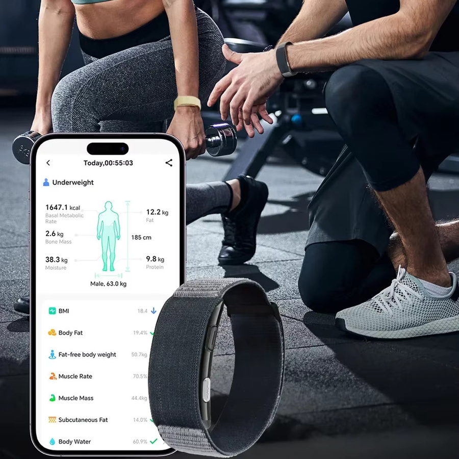 LIGE Smartwatch Fitness Tracker mit EKG, Blutdruck- und Temperaturmessung, wasserdicht, Schwarz - Bild 3