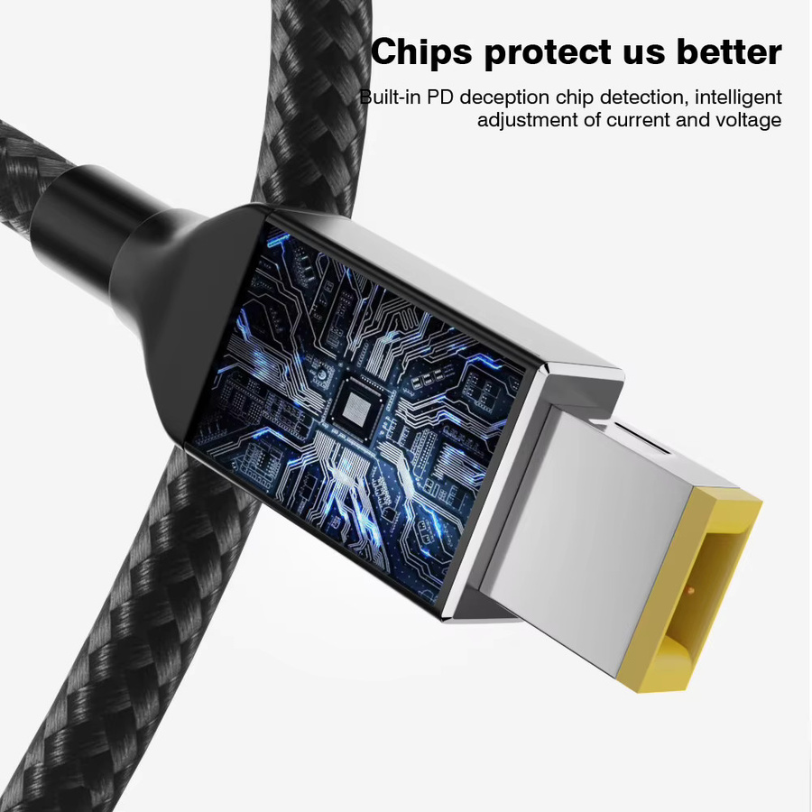 Lenovo Laptop-Ladegerät 135 W Netzteil mit USB-C Anschluss in Schwarz für Legion Y9000P Y9000K Y7000P 20 V 6,75 A - Bild 5