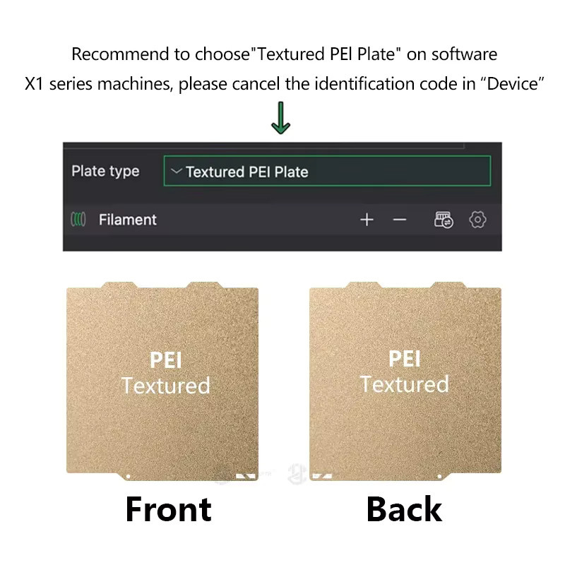 Bambu Lab A1 Mini doppelseitige PEI Ersatzplatte mit präzisen Löchern für FDM-Drucker - Bild 4