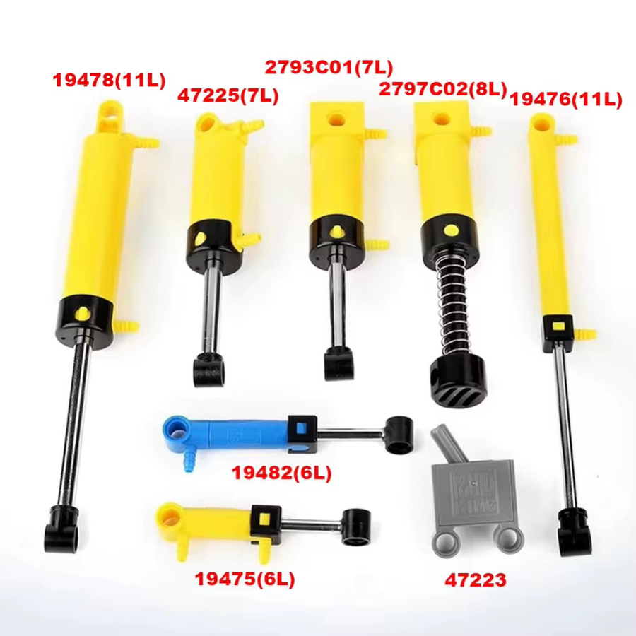 LEGO Technischer Schlauch Luftpumpe Tank Schubstange Putter Schalter Kolben, 83-teiliges Set - Bild 2