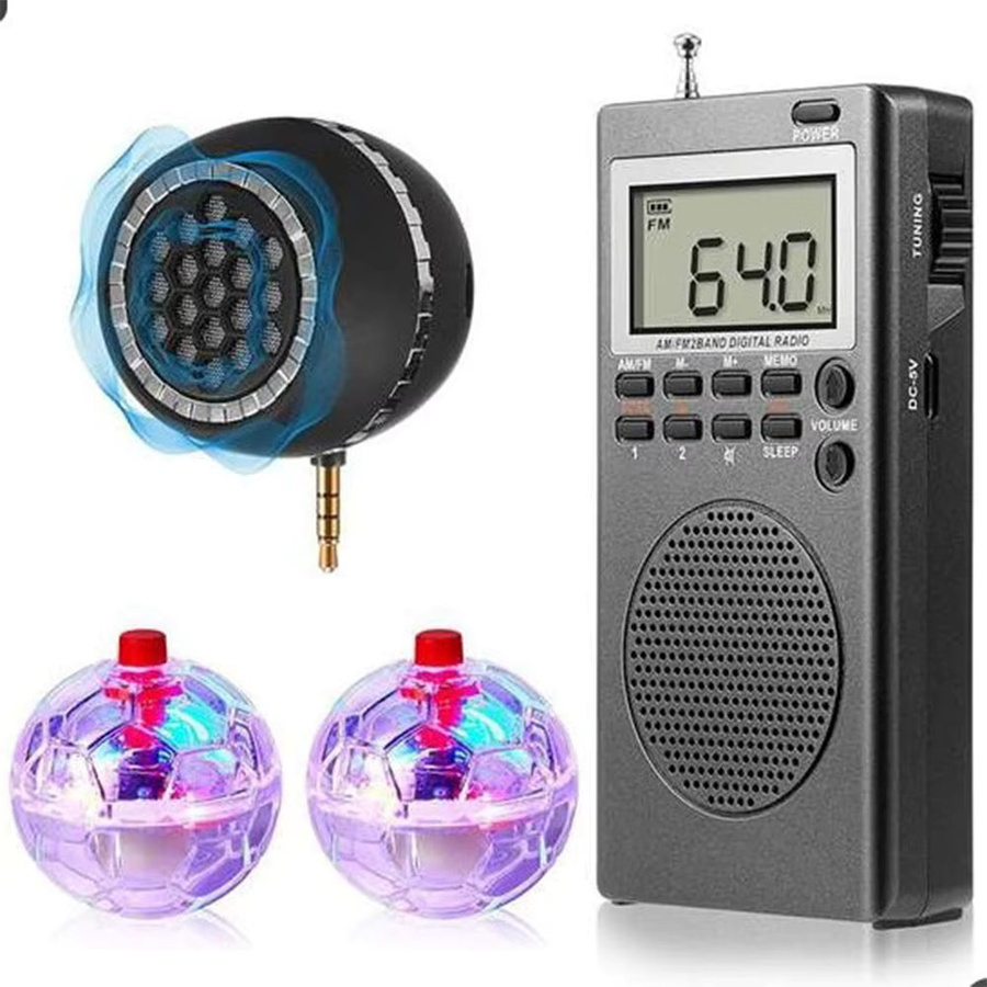 ANENG Paranormales Detektions-Radio-Set mit Multifunktionslautsprecher und LED-Interaktivem Katzenball - Bild 2