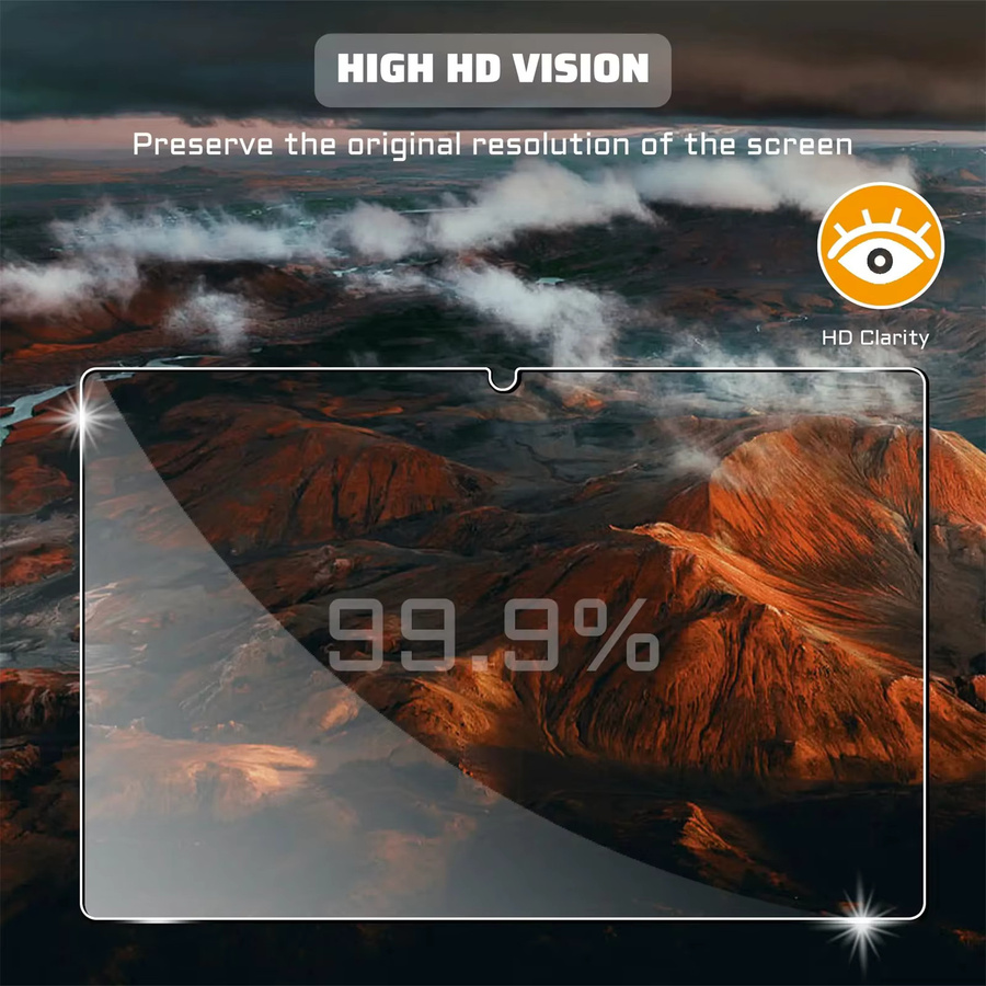 Samsung Displayschutzfolie aus gehärtetem Glas für Galaxy Tab A11 2025 SM-X135 X133 X130 und Galaxy Tab A9 2023, transparent - Bild 6