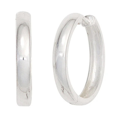 Colfem Creolen 925 Silber, Unisex - Bild 1
