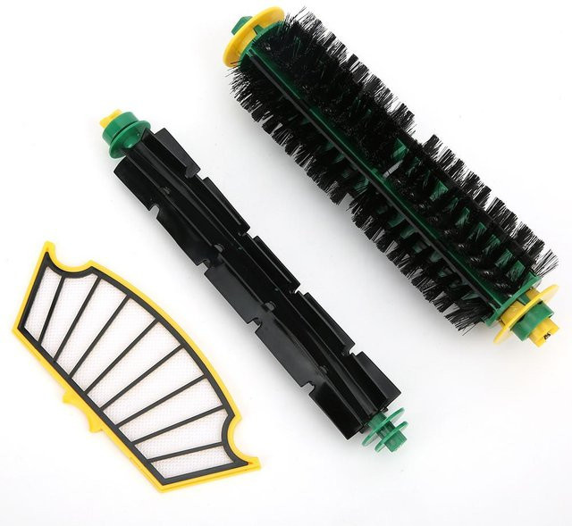 iRobot Hauptbürstenfilter Ersatzteile Zubehör-Set für Roomba 500 Serie in Schwarz - Bild 1