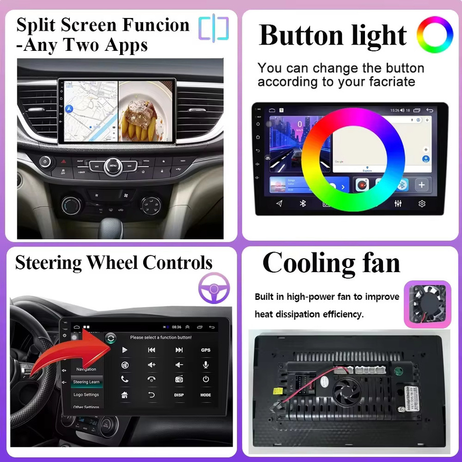 AutoNevee Android 16 Multimedia-Autoradio mit GPS und 5G Navigation für Toyota Prius 3 XW30 (2009 - 2015) Rechtslenker, Schwarz - Bild 3