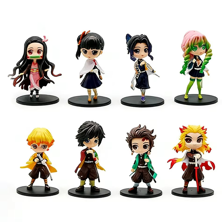 Bandai Demon Slayer Q Posket Figur, 8-teiliges Set, 13 cm - Bild 2