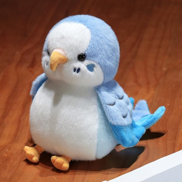 Yiran toy Papagei Plüschtier, 25cm, Blau, ab 3 Jahren - Bild 1