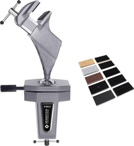 BERNSTEIN Tools for Electronics Schraubstock 9-205-K-SET1 in Grau aus Aluminium mit einer Backenbreite von 50 mm und einer maximalen Spannweite von 70 mm - Bild 1