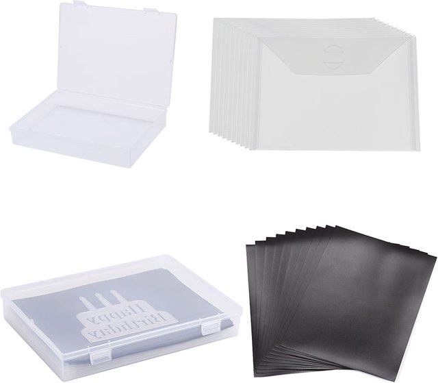 Transparente Sbox Aufbewahrungsbox aus Kunststoff für Handwerk, DIY und Scrapbooking - Bild 1