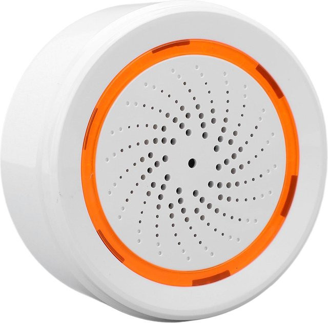 Intelligenter ZigBee Drahtloser Ton- und Lichtalarm mit 2,4 GHz App-Fernsteuerung in Weiß - Bild 1