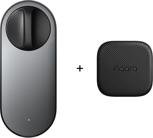 Aqara Smart Lock U200 Lite Kit elektronisches Türschloss in Schwarz mit NFC Sticker Cards und Zubehör - Bild 2