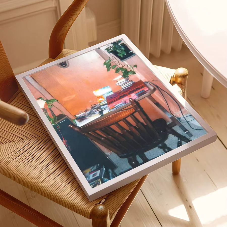 J.Cole The Fall-Off Album Sticky Poster in White und Multicolour als Vintage-Deko-Kunstwerk aus Papier - Bild 4