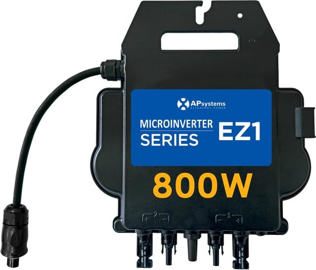 APsystems EZ1-M 800W Mikrowechselrichter in Schwarz mit WLAN und Bluetooth für dein Balkonkraftwerk - Bild 1
