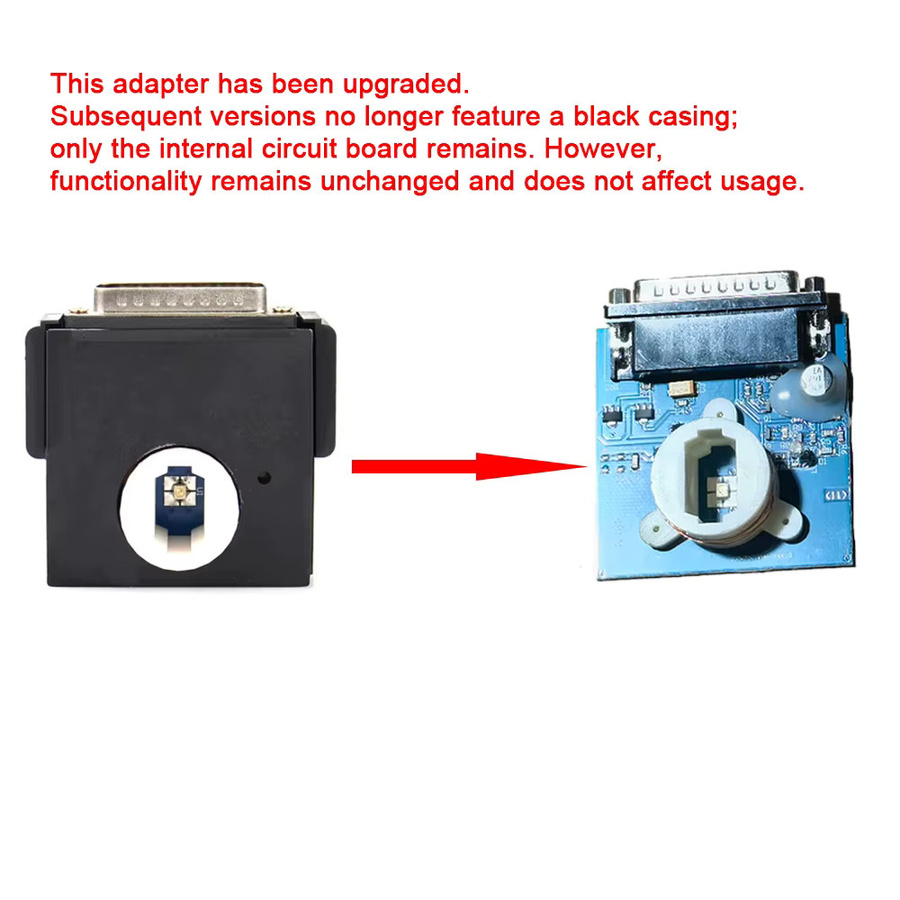 YIQIXIN IPROG+ Plus V777 Schlüsselprogrammierer-Tool in Schwarz, 3-in-1-Volladapter für IMMO und Airbag-Reset, Ersatz für Tango CarProg Digiprog3 - Bild 4