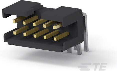 TE Connectivity Einbau-Stiftleiste Standard in Schwarz aus Kunststoff 1-2842166-0 Tube - Bild 1