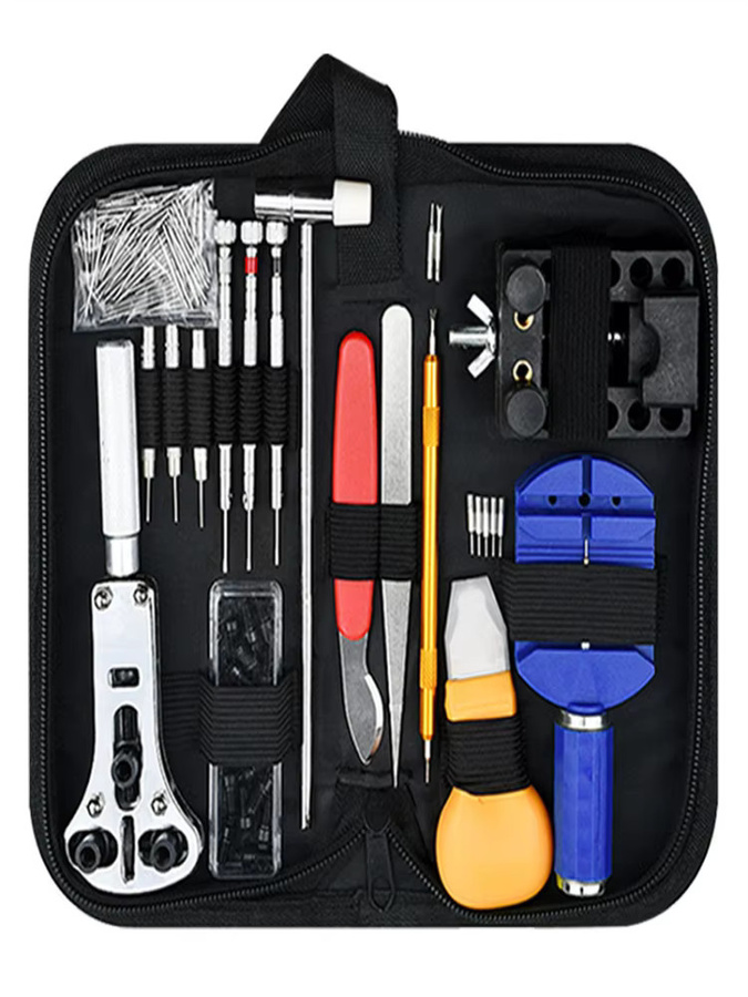 JUNMUMUKEJI Uhrenreparatur-Werkzeugset, 147-teilig, Unisex - Bild 5