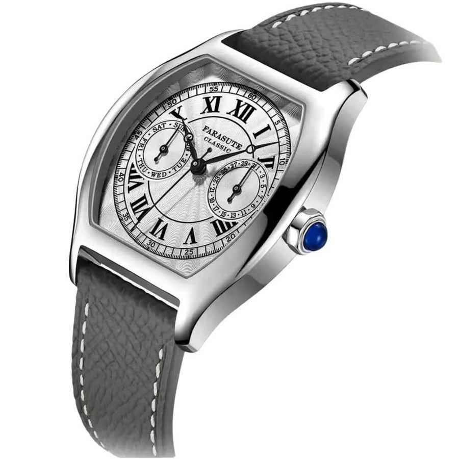 FARASUTE Armbanduhr, Quarz, Edelstahl, 36 mm, Herren, Saphirglas - Bild 2