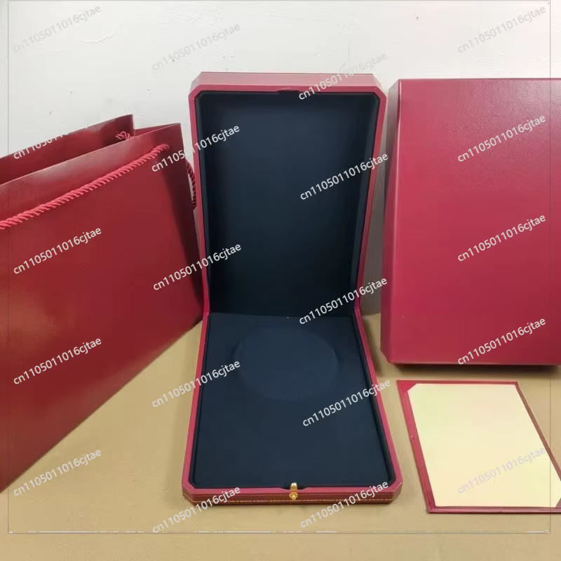 Hochwertige Schmuckaufbewahrungsboxen aus Papier in Rot für Ringe, Halsketten und Armbänder - Bild 2