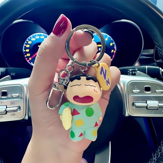 Fashnics Crayon Shin-chan Schlüsselanhänger, Grau, ab 14 Jahren - Bild 1