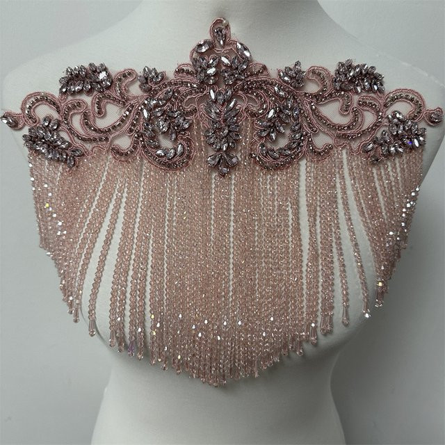 ywleiao Kragenapplikation Strass, Damen - Bild 1