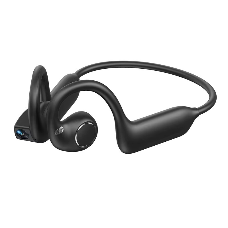 Lenovo 4K Smart-Kopfhörer mit 8MP-Kamera und Übersetzungs-Chat, In-Ear Sport-Ohrhörer mit WLAN und Bluetooth 5.4, Schwarz - Bild 5