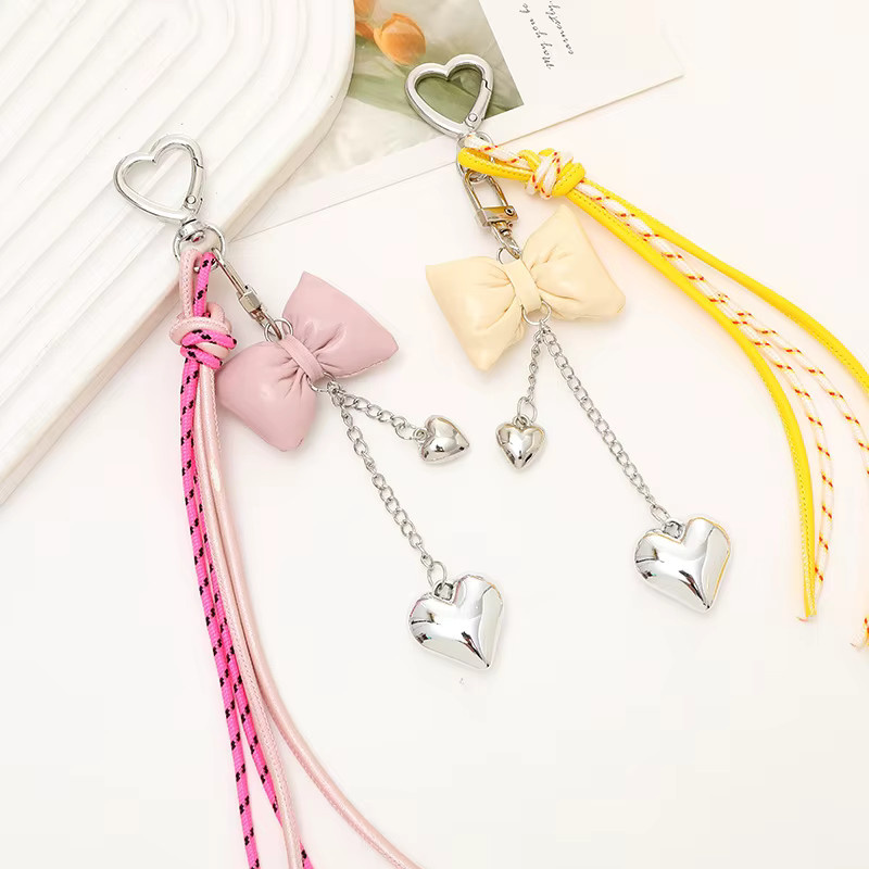 SayMakerLace Anhänger Herz Bowknot, Silber, Ohne Stein - Bild 1