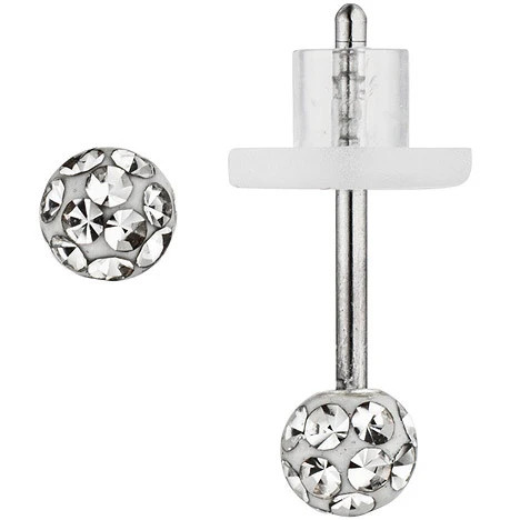 Colfem Ohrstecker Kugel, Edelstahl, Unisex - Bild 1
