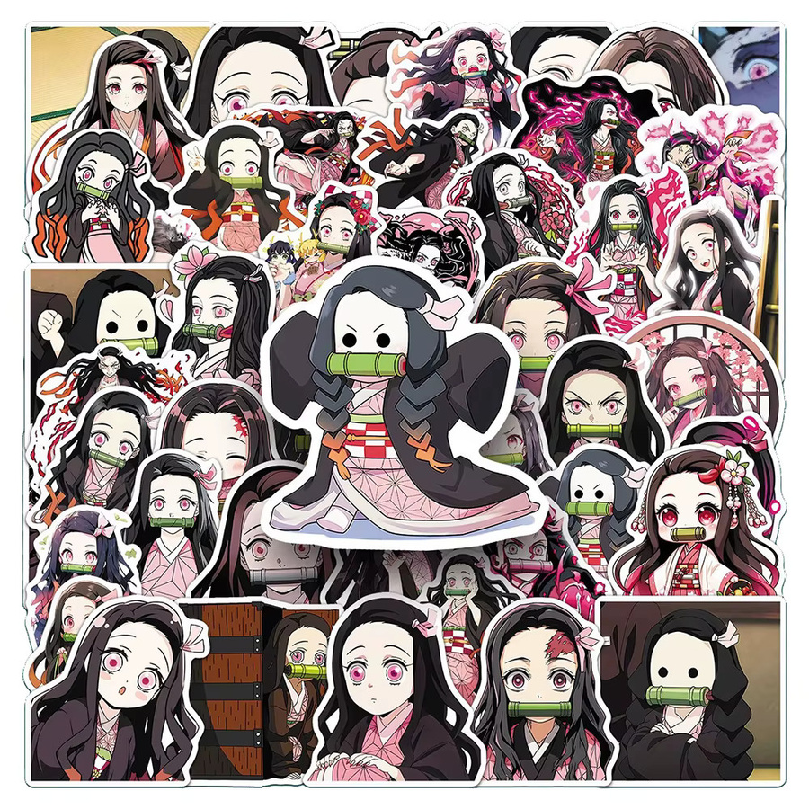 Bandai Dämon Slayer Kamado Nezuko Aufkleber, Bunt / Mehrfarbig - Bild 2