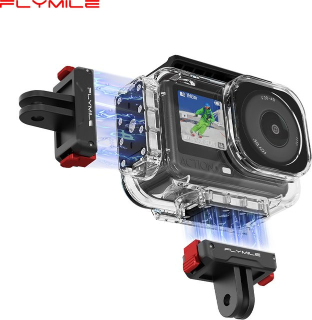 Flymile Wasserdichtes Unterwasser-Tauchgehäuse 60M Schutzhülle für DJI OSMO Action 6 in Transparent - Bild 1