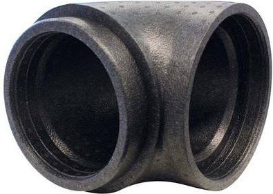 Vaillant Bogen aus Kunststoff in Schwarz für Rohrdurchmesser 180 mm - Bild 1