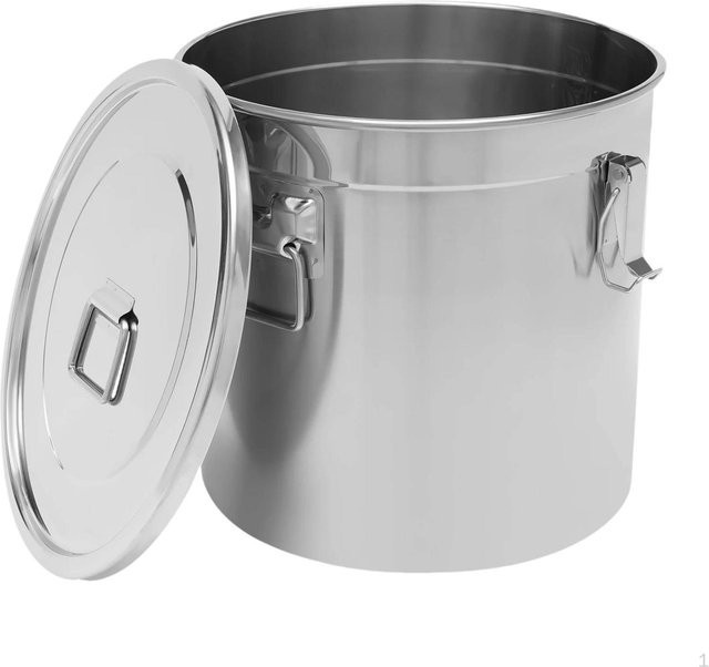 Wisenest Luftdichter Edelstahlbehälter für die Küche in Grau, 6 l - Bild 1