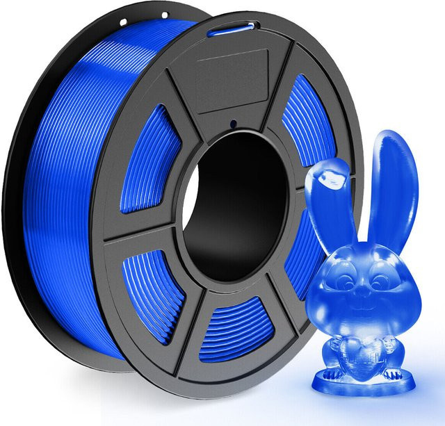 SUNLU Filament PLA+ PETG PLA Transparent 1,75 mm 1 kg - Bild 1