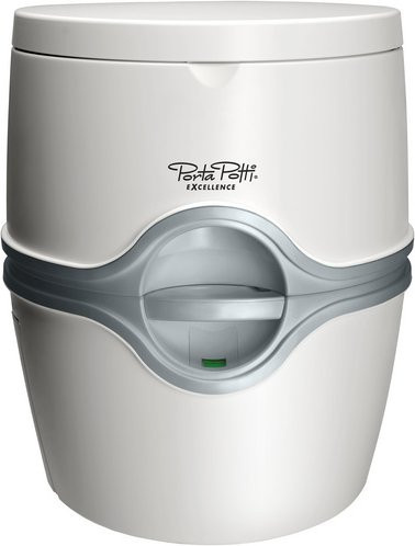 Thetford Campingtoilette Porta Potti 565 P in Weiss mit Füllstandanzeige B/H/T: 38,8 x 44,8 x 45 cm - Bild 1