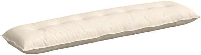 vidaXL Rückenkissen in Beige aus Cordstoff mit abnehmbarem Bezug, B/H: 200 x 50 cm - Bild 1