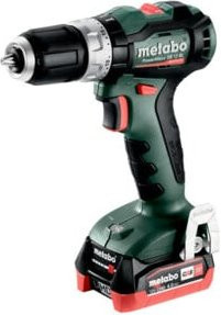 Metabo Akku-Schlagbohrschrauber PowerMaxx SB 12 BL in Grün mit metaBOX 118, 12V, 2x 4Ah LiHD Akkus und ASC 55 Ladegerät - Bild 1
