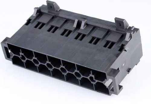 Molex Einbau-Stiftleiste in Schwarz mit 14 Polen und einem Rastermaß von 10,00 mm - Bild 1