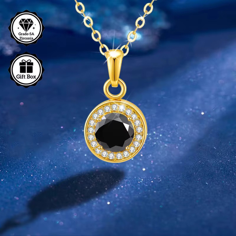 LAMVOICE Halskette, Edelstahl, Gold, Zirkonia, Damen - Bild 2