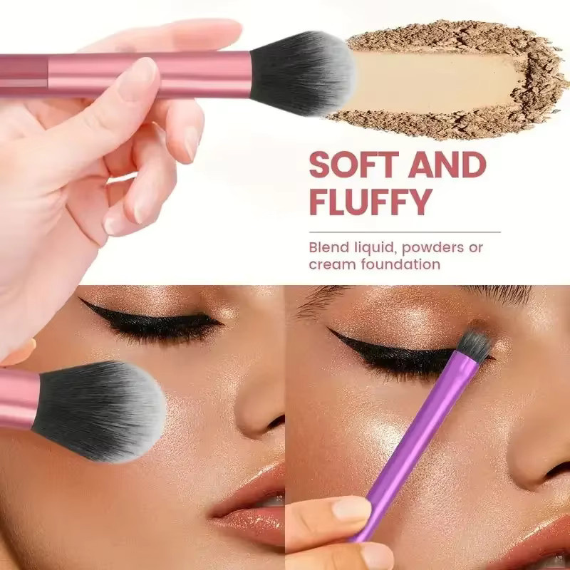 RUZOFO Make-up Pinsel-Set, 8-teilig, Kunsthaar - Bild 4
