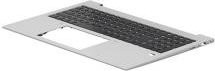 HP EliteBook 860 G9 Tastatur mit Hintergrundbeleuchtung in Silber, Layout Deutsch QWERTZ - Bild 1